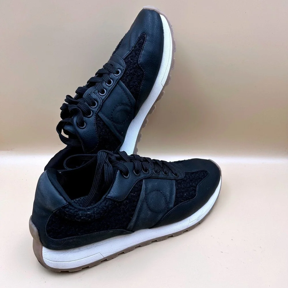 Baretraps Gwenda Black Mixed Media Sneakers BT-S2411164-001-225 Size 6.5M